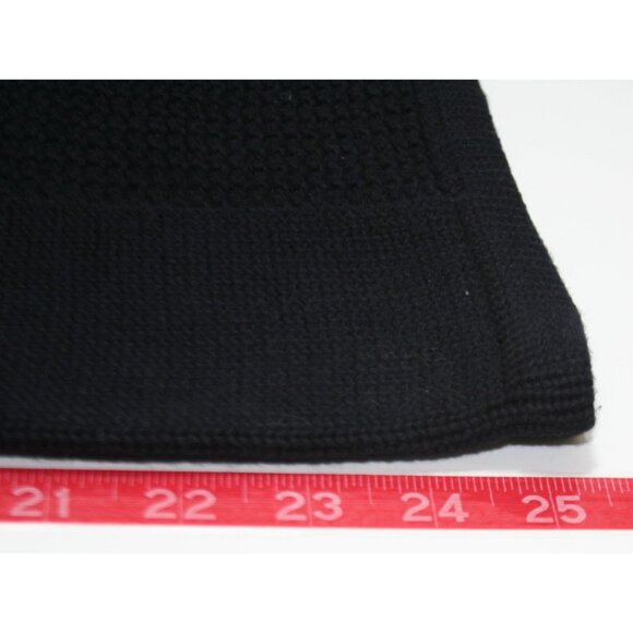 Carbon2Cobalt Mens Serendipity Large Black V‑Neck Cashmere Blend Sweater Capsule - Picture 5 of 5